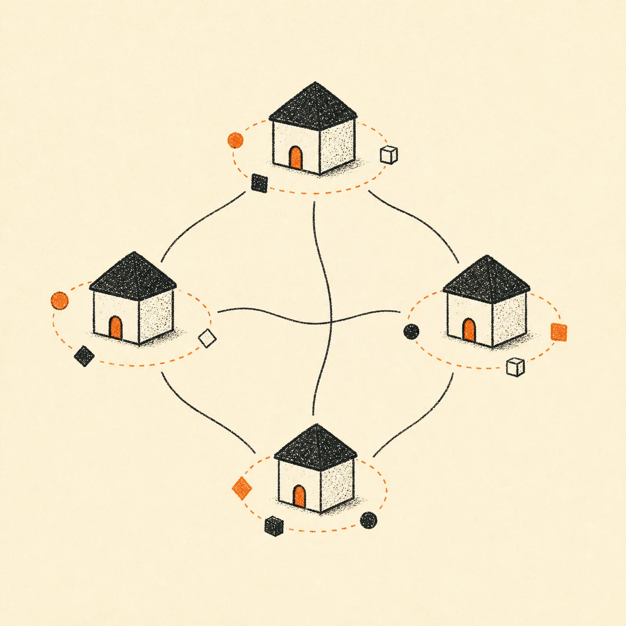 Federated mesh illustration